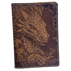 Обложка на паспорт «Дракон» (brown)