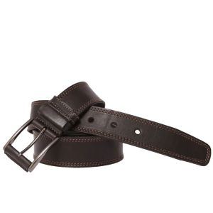 Ремень 125 см натуральная кожа Коричневый