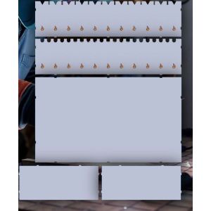 Заготовка для мангала 4мм для самостоятельной сварки 1000х340х150мм