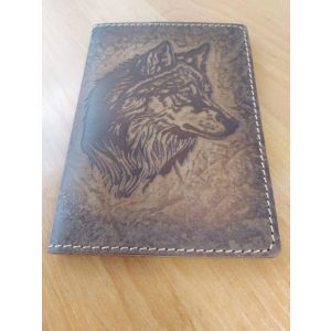 Обложка на паспорт «Волк»