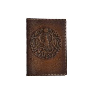 Обложка на паспорт знак зодиака «Скорпион» ОБЪЕМНОЕ ТИСНЕНИЕ