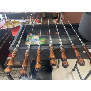 Шампур с дер. ручкой «заклепка» 3*20*600 мм