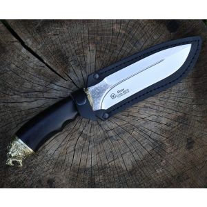 Кизлярский нож 95Х18 с литой головой латунь (толщина 4мм)
