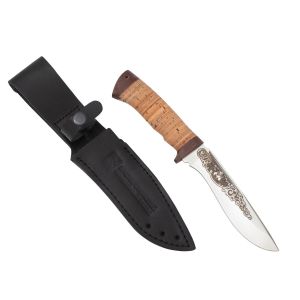 Нож «Медведь» (сталь 95x18, береста/текст.) 0C-00000488