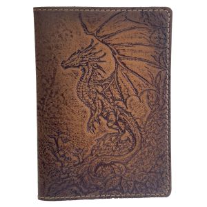 Обложка на паспорт «Дракон» (brown)