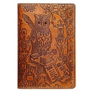Обложка на паспорт «Сова» (brown)