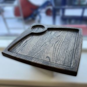 Тарелка для стейков и рыбы, ясень