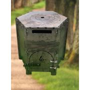 Печь мангал 4 в 1 с сумкой (разборная печь для казана, с дверцей сталь 3 мм)