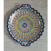 Шашлычница синий мехроб с ручкой