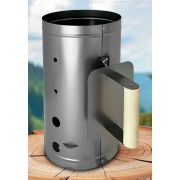 Стартер для розжига угля серебристый 195х195х240мм