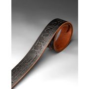 Ремень JEANS Коричневый 125 см натуральная кожа