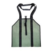 Сумка для дров из брезента, цвет зеленый