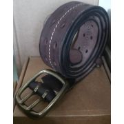 Ремень Мужской из воловьей кожи Коричневый 120 см