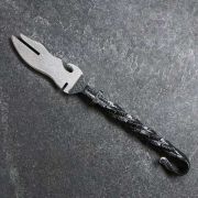 Нож вилка с ручкой горячей ковки (КРЮЧОК Медь)