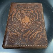 Обложка на паспорт «Тигр»(brown)