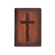 Обложка на паспорт «Крест» (brown)